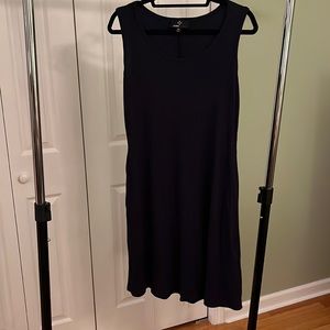 Navy sleeveless dress